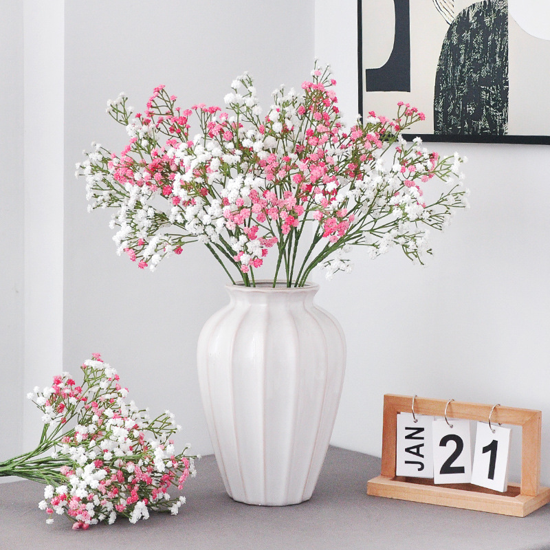 Photography Hotel - Buket bunga buatan gipsi 53CM segar