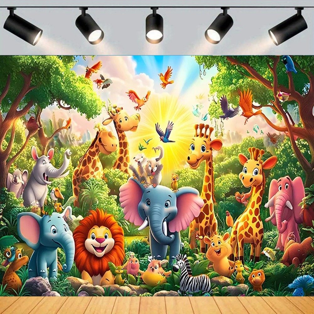Photography Zoo - Latar Belakang Banner Bertema Zona Hewan