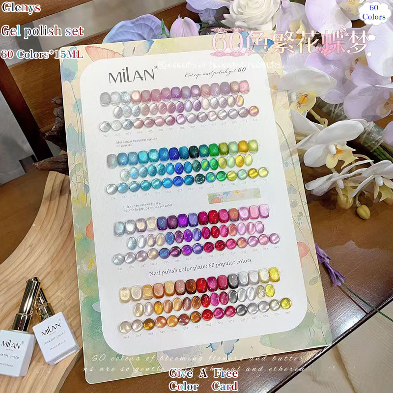Color Checker Card - Glenys 60.50.40 Warna Cat's Eye Series