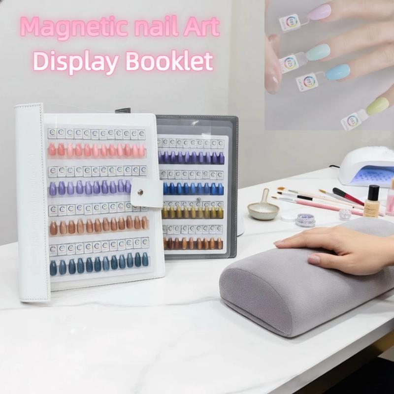 Color Checker Card - 48/96/144/192 Warna Buku Sampel Kuku Magnetik