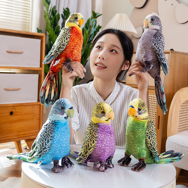Photography Zoo - Mainan Mewah Burung Beo Berbulu Seperti