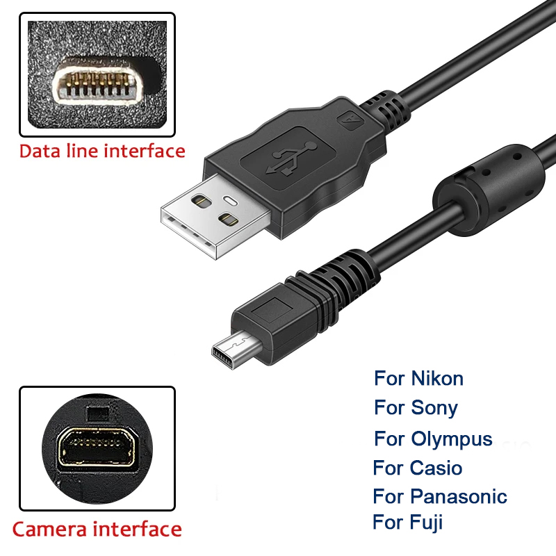 Nikon Camera D3500 - Kamera Digital UC-E6 kabel Data USB