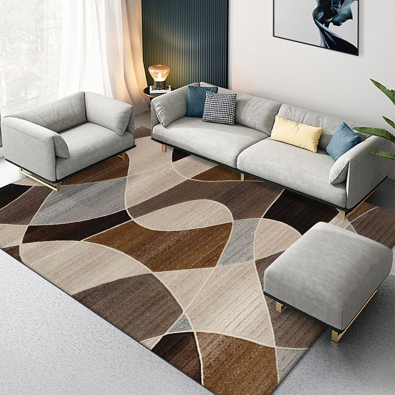 Photography Hotel - Karpet Geometri Abstrak Gaya Nordik Karpet