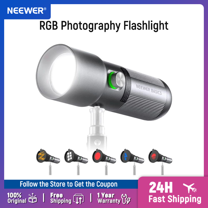 Strobe Light Studio - NEEWER Basics RGB Senter Fotografi, 4