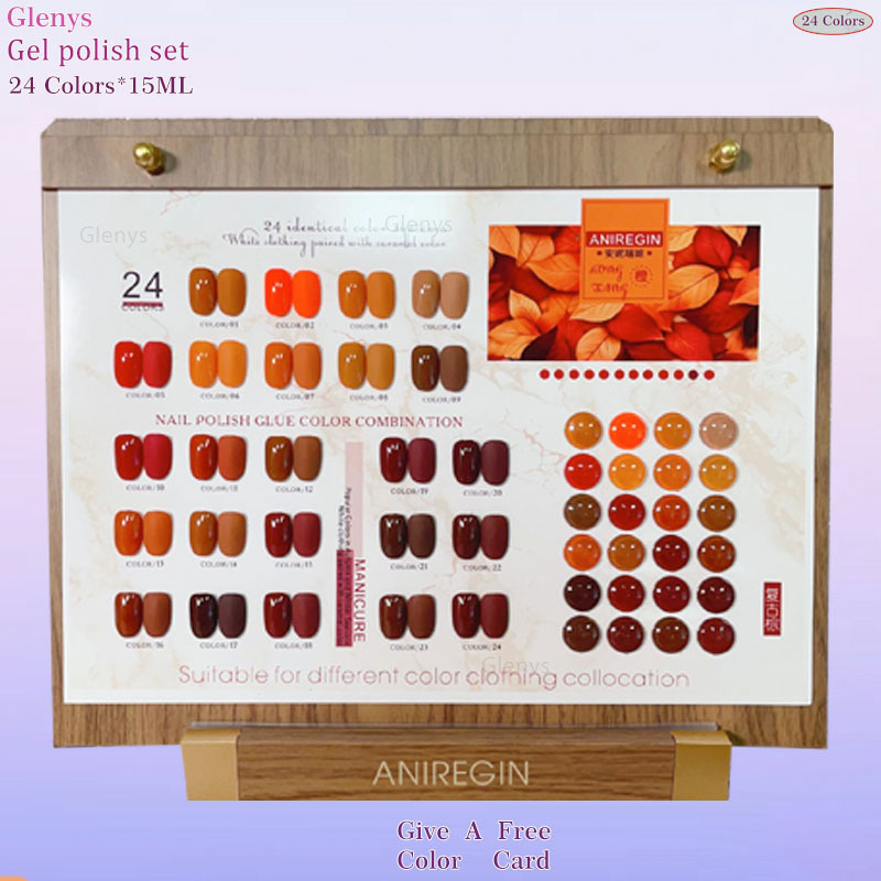 Color Checker Card - Cat Kuku Vintage Brown 24 Warna,