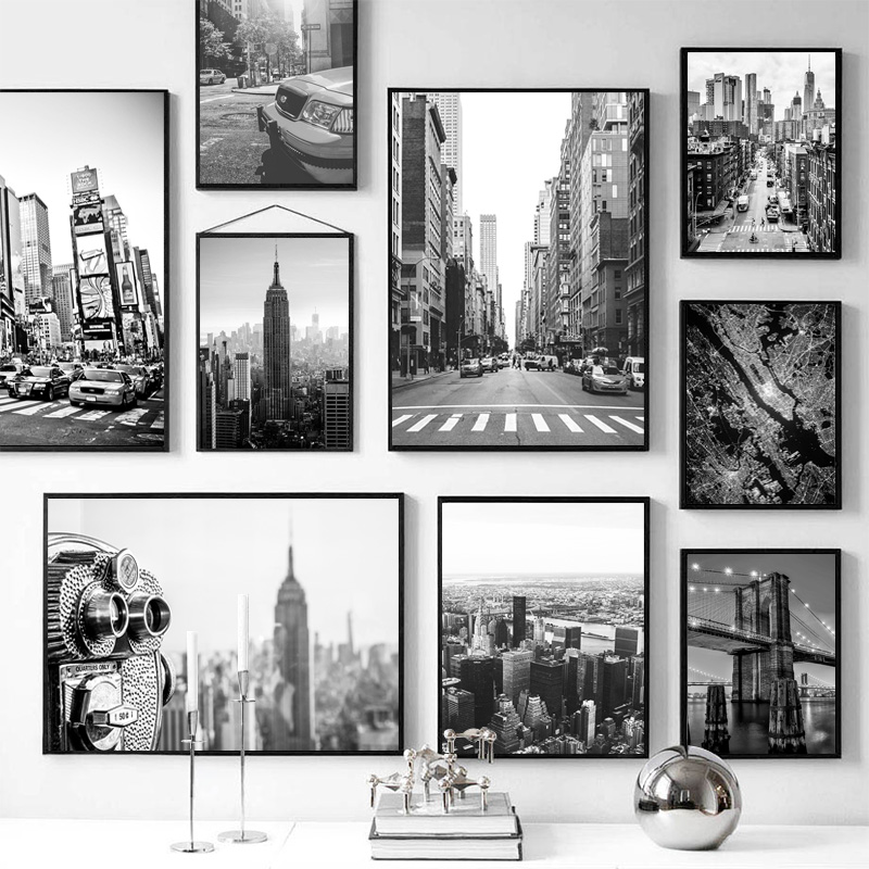 Photography New York - Poster Lukisan Kanvas Kota New York