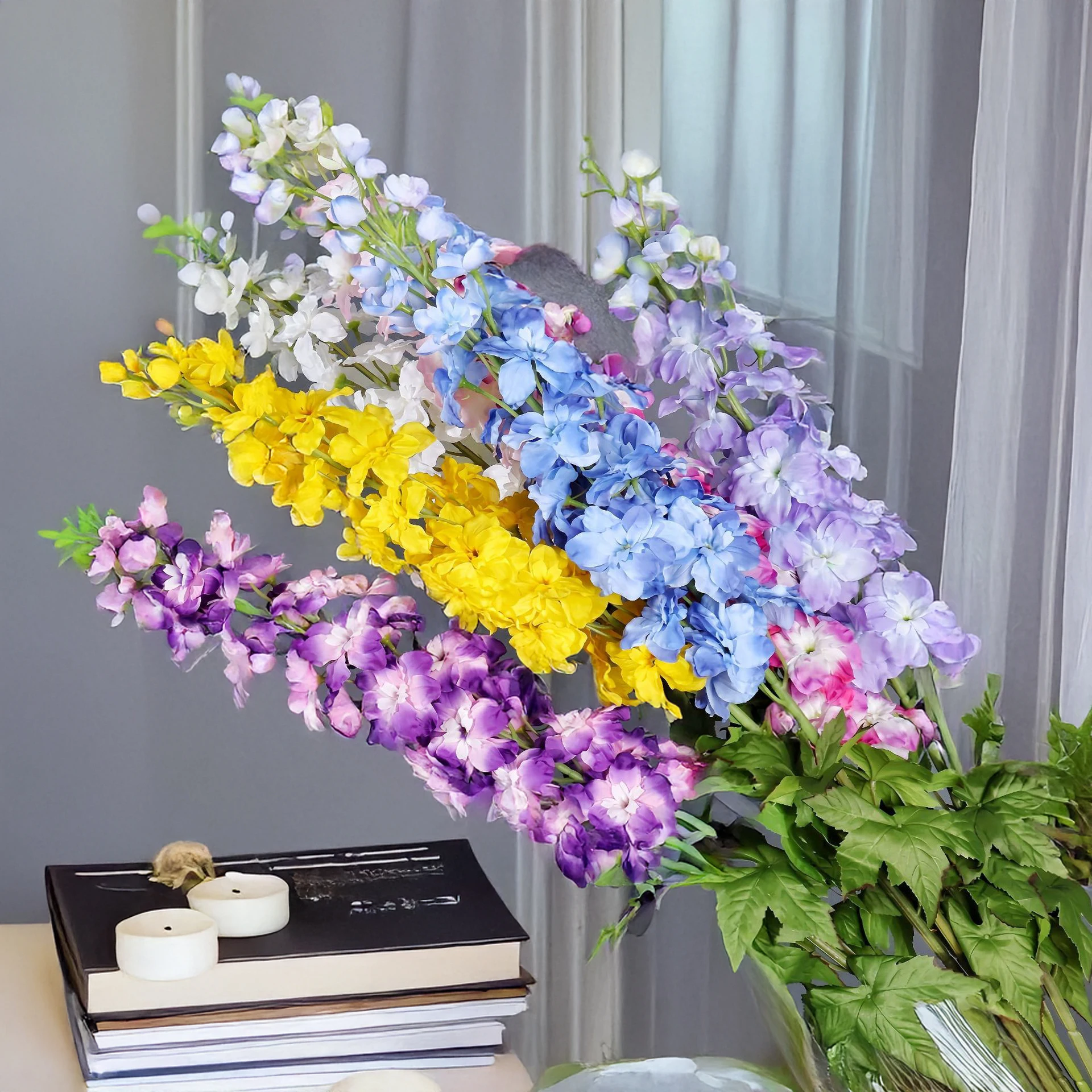 Batang Bunga Delphinium Buatan - Photography Hotel ulasan dan harga