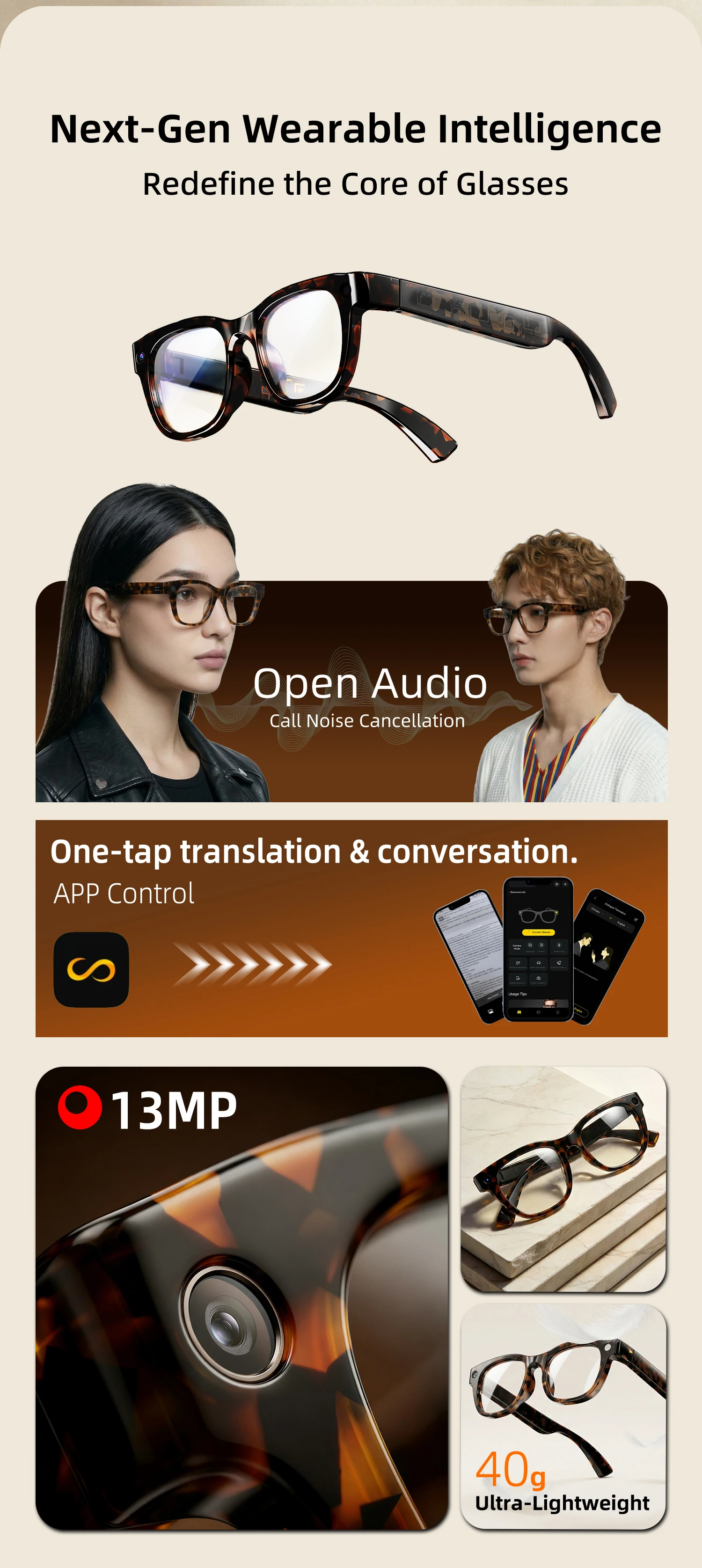 Kacamata Pintar ApexTPE06D AI  - Photography Translate ulasan dan harga
