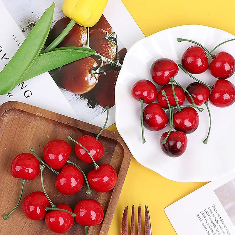 30 buah simulasi ceri palsu or - Photography Of Food ulasan dan harga