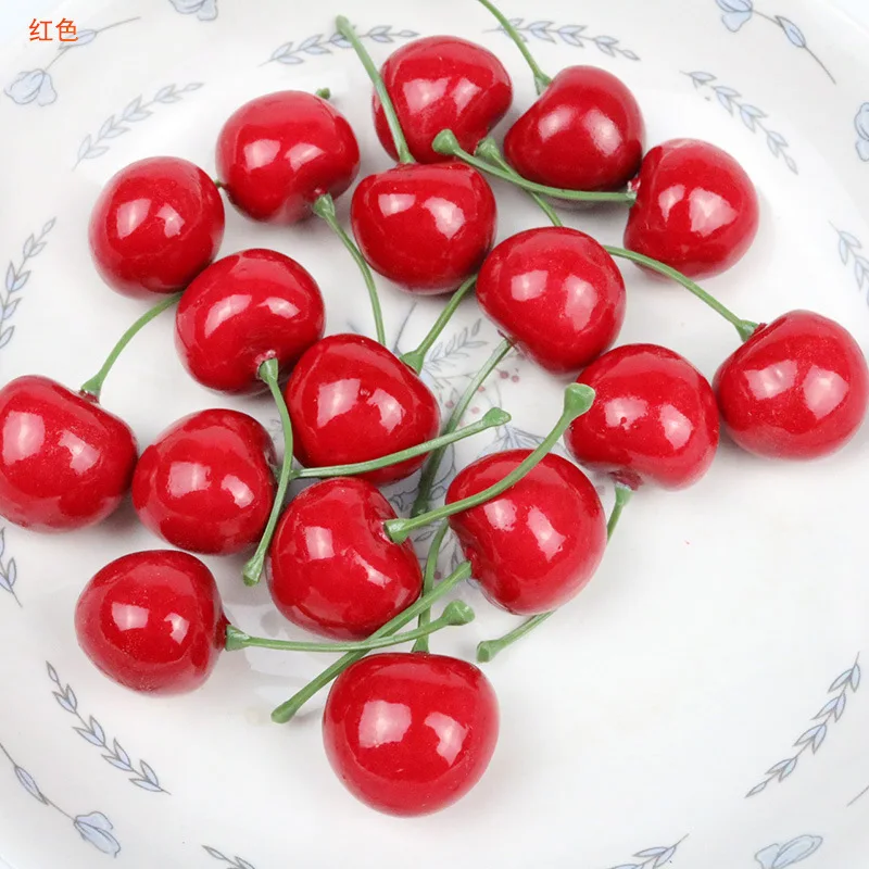 30 buah simulasi ceri palsu or - Photography Of Food ulasan dan harga