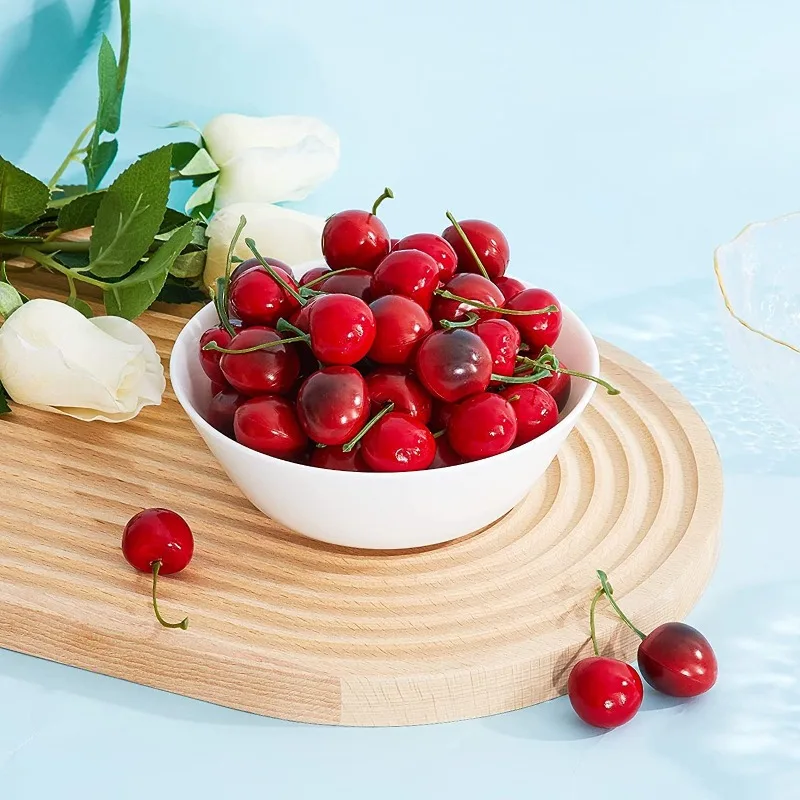 30 buah simulasi ceri palsu or - Photography Of Food ulasan dan harga