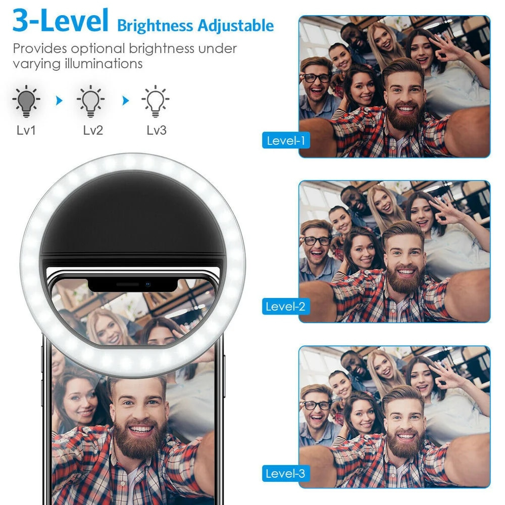 Lampu Selfie LED Isi Ulang USB - Photography Is ulasan dan harga