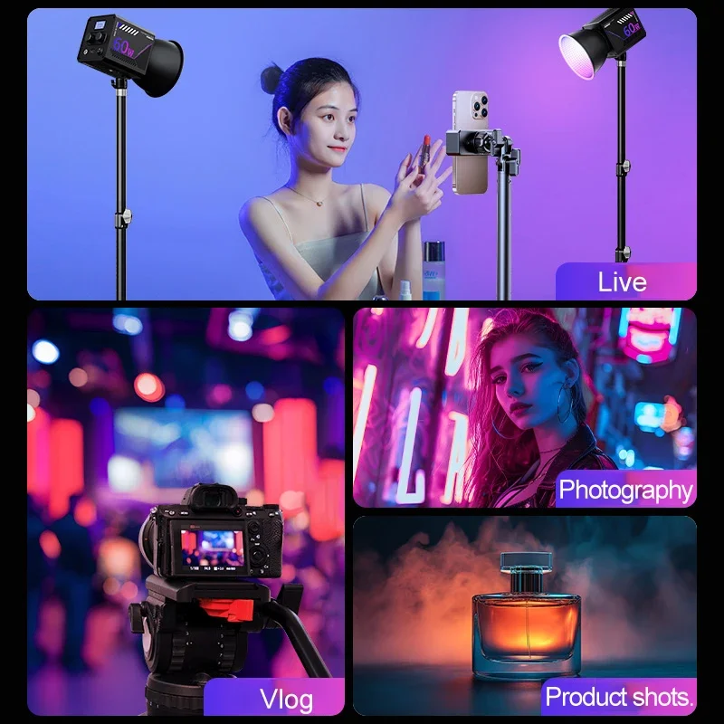 Lampu Video RGB Lampu Studio F - Strobe Light Studio ulasan dan harga