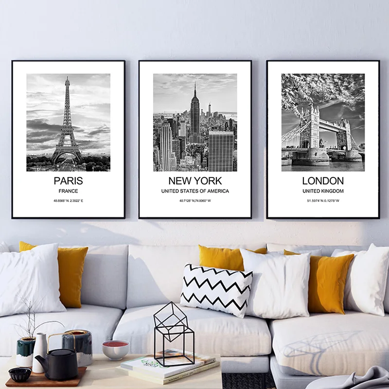 Poster Kota New York London Pa - Photography New York ulasan dan harga