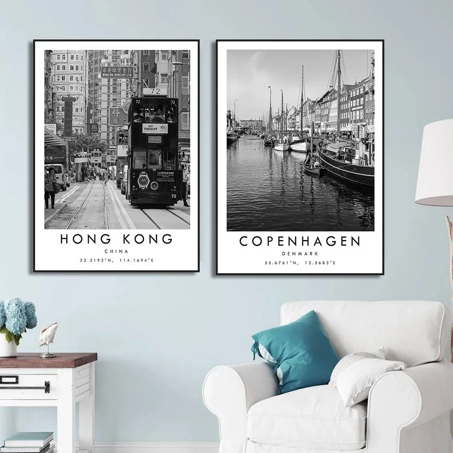 Poster Madrid New York London  - Photography New York ulasan dan harga