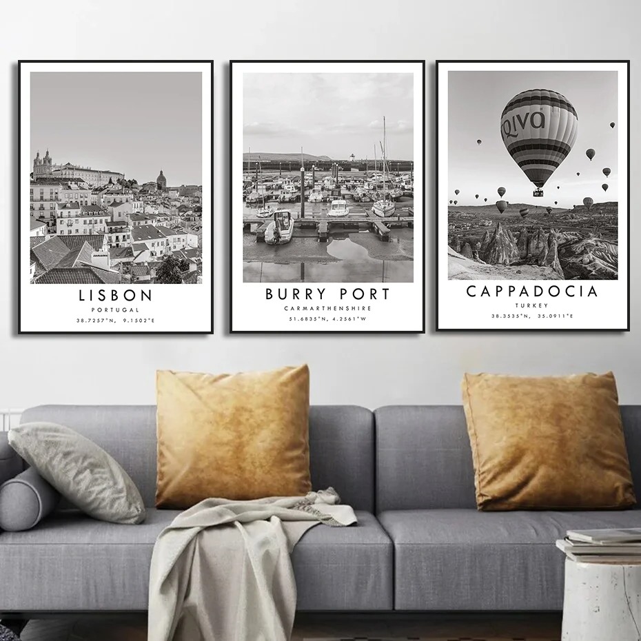 Poster Madrid New York London  - Photography New York ulasan dan harga