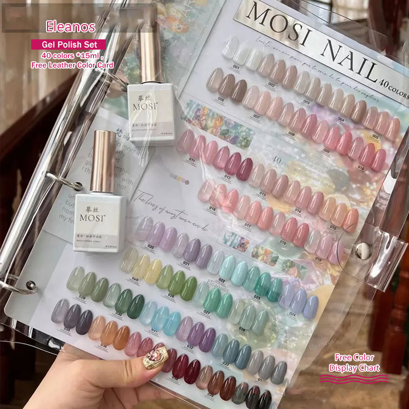 Eleanos 40 Warna 15Ml Set Kute - Color Checker Card ulasan dan harga