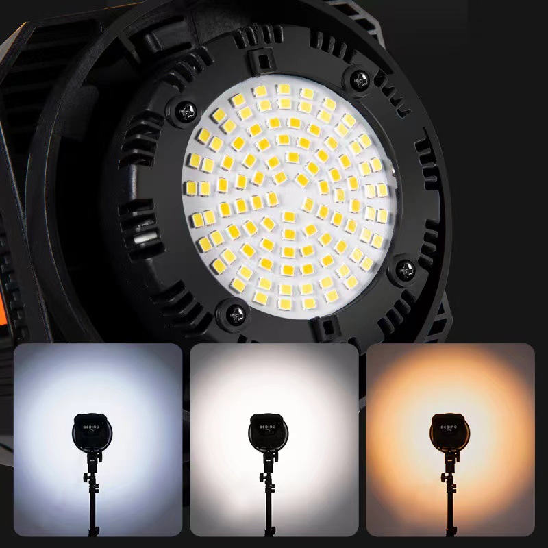 Lampu LED matahari 300W, lampu - Strobe Light Studio ulasan dan harga