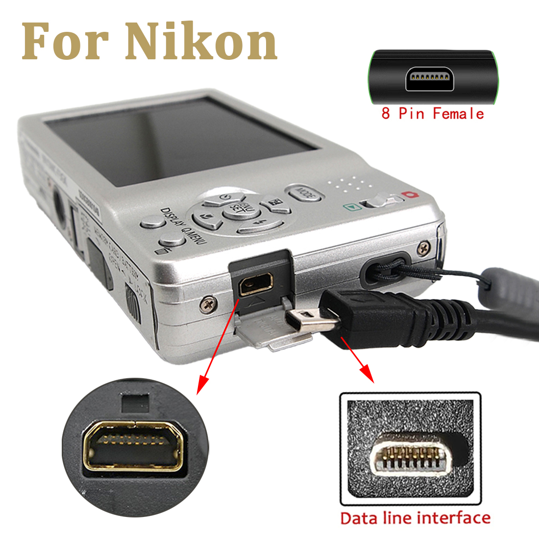 Kamera Digital UC-E6 kabel Dat - Nikon Camera D3500 ulasan dan harga