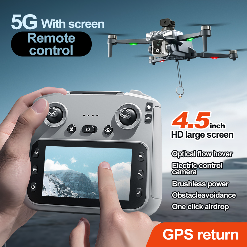 Drone GTR8 2025 dengan penghin - Photography High Angle ulasan dan harga
