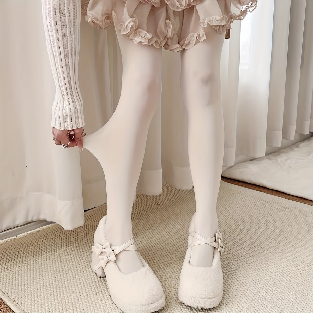 1 pasang pantyhose putih elega - Photography Is ulasan dan harga