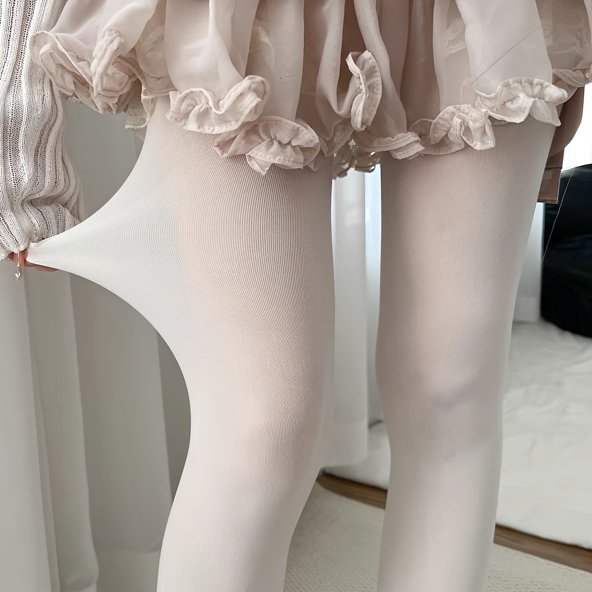 1 pasang pantyhose putih elega - Photography Is ulasan dan harga