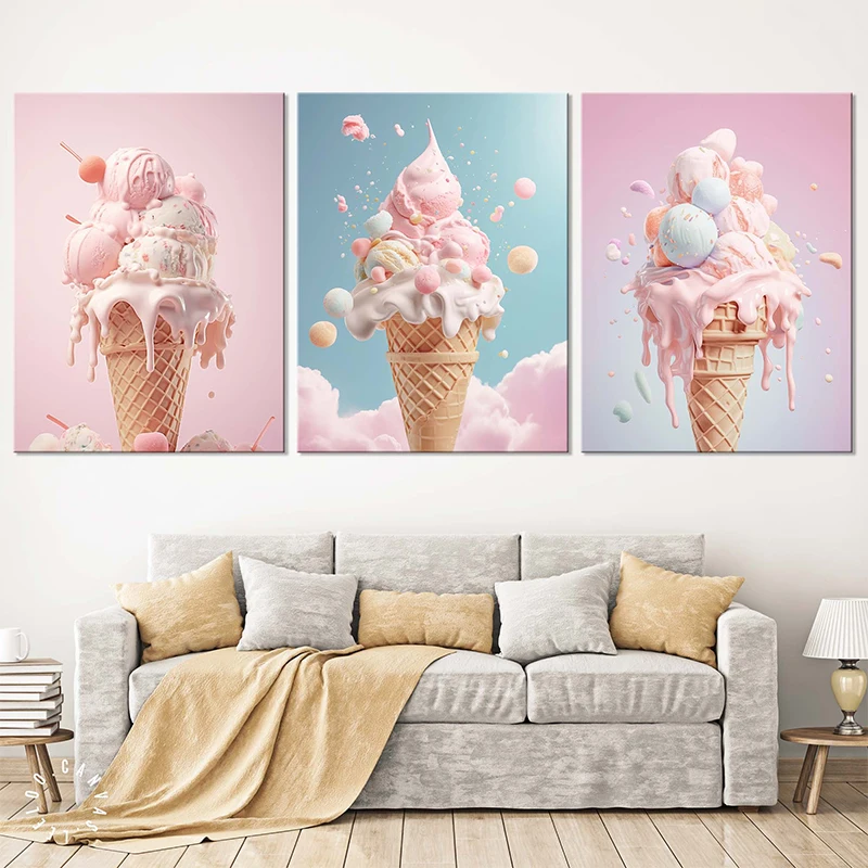 Poster dan Cetakan Macaron Es  - Photography Of Food ulasan dan harga