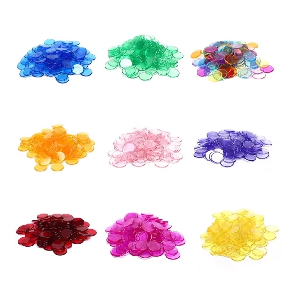 100 Buah Chip Penghitung Bulat - Color Checker Card ulasan dan harga