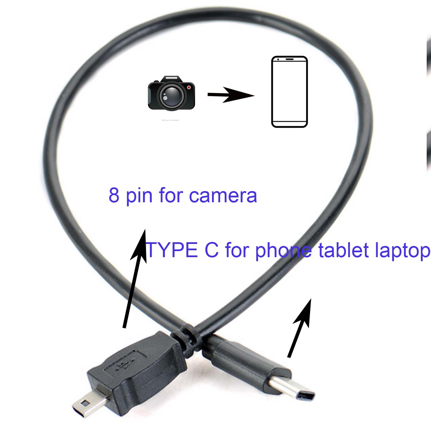 Tipe C OTG Kabel untuk Nikon C - Nikon Camera D3500 ulasan dan harga
