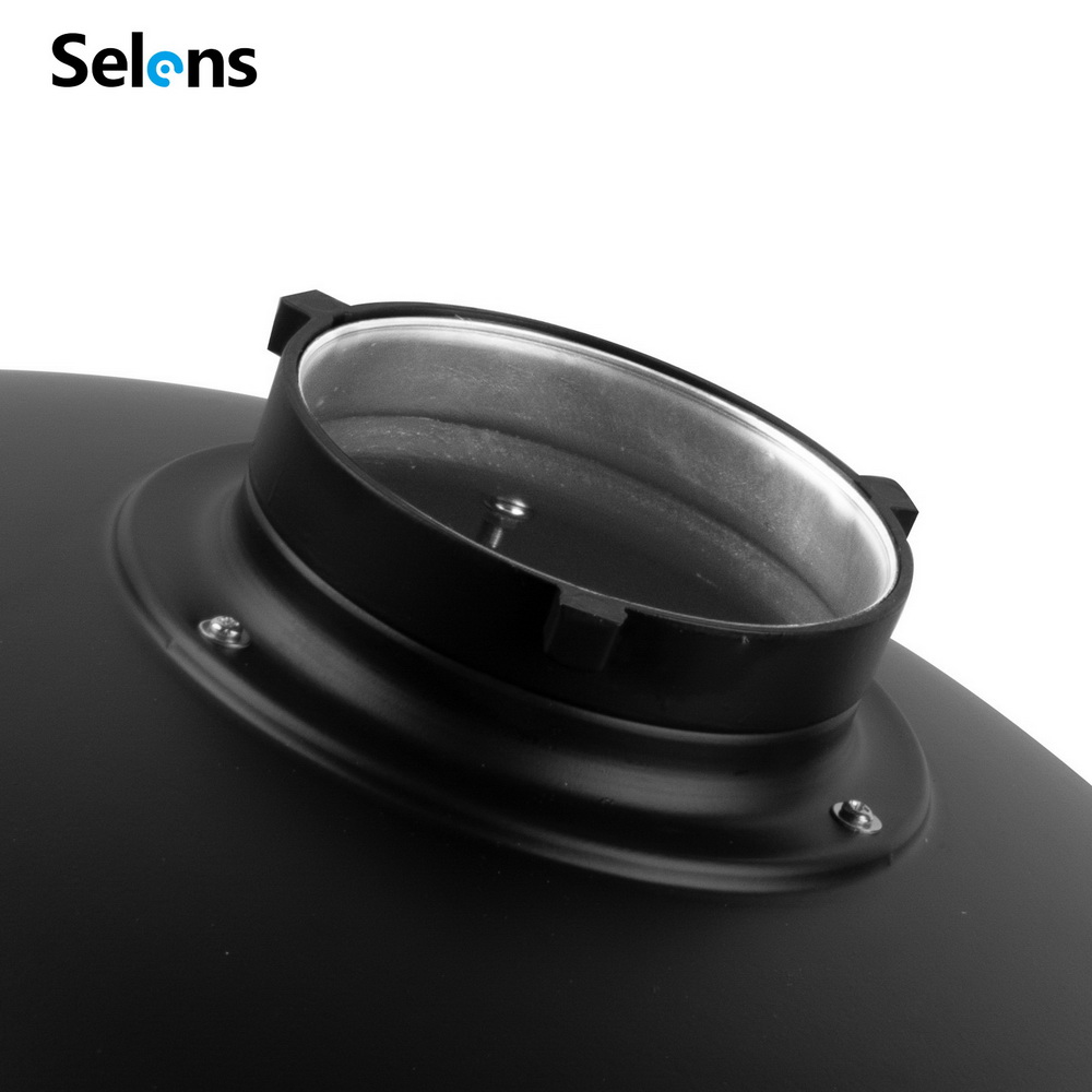 Selens Reflektor Hidangan Keca - Strobe Light Studio ulasan dan harga