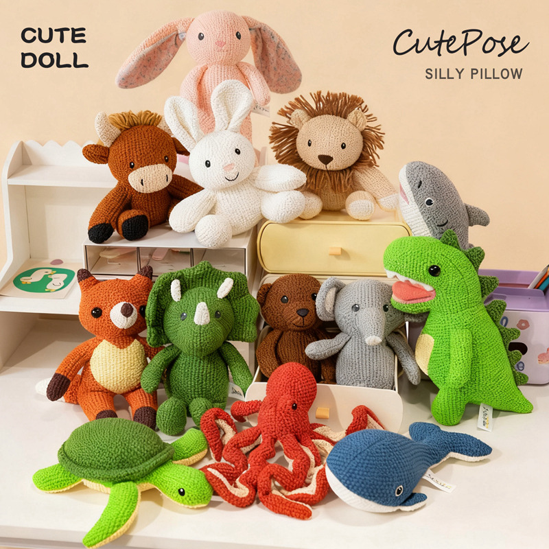 Boneka Hewan Rajutan Tangan Kh - Photography Zoo ulasan dan harga