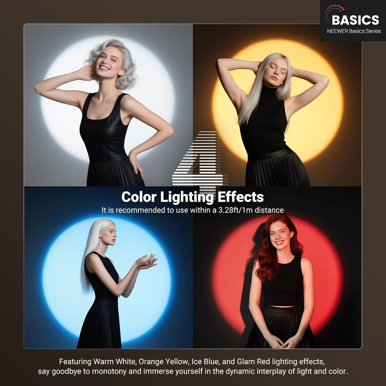 NEEWER Basics RGB Senter Fotog - Strobe Light Studio ulasan dan harga